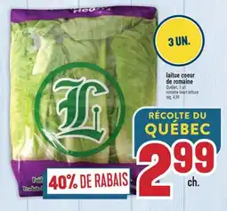 Marché Adonis LAITUE COEUR DE ROMAINE | ROMAINE HEART LETTUCE offer