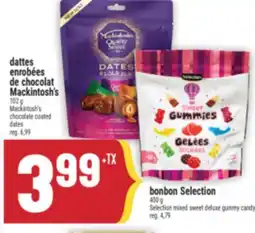 Marché Adonis DATTES ENROBÉES DE CHOCOLAT MACKINTOSH'S | MACKINTOSH'S CHOCOLATE COATED DATES offer