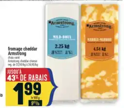 Marché Adonis FROMAGE CHEDDAR ARMSTRONG | ARMSTRONG CHEDDAR CHEESE offer