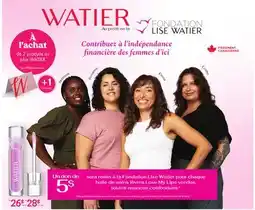 Uniprix WATIER offer