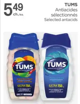 Proxim TUMS Selected antacids offer
