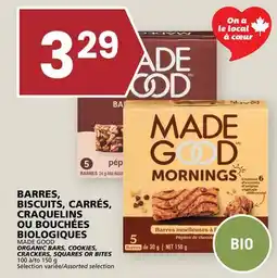 Rachelle-Bery Grocery MADE GOOD ORGANIC BARS, COOKIES, CRACKERS, SQUARES OR BITES offer
