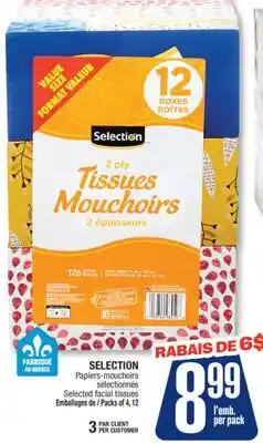 Jean Coutu SELECTION Selected facial tissues offer