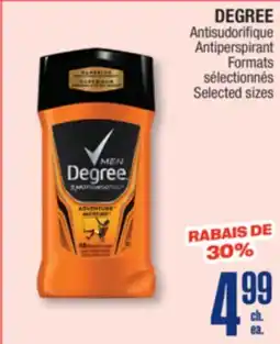 Jean Coutu DEGREE Antiperspirant offer