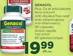 Proxim GENACOL Bone and joint Pain relief Anti-inflammatory Fast action softgels offer