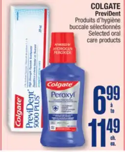 Jean Coutu COLGATE PreviDent Selected oral care products offer