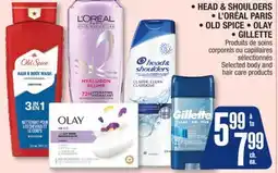 Jean Coutu HEAD & SHOULDERS, L'ORÉAL PARIS, OLD SPICE, OLAY, GILLETTE Selected body and hair care products offer
