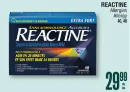 Jean Coutu REACTINE Allergy offer