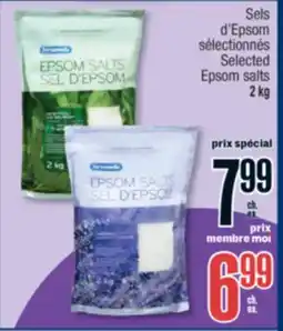 Jean Coutu PERSONNELLE Selected Epsom salts offer