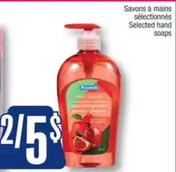 Jean Coutu PERSONNELLE Selected hand soaps offer