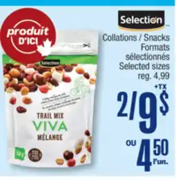 Jean Coutu SELECTION Snacks offer