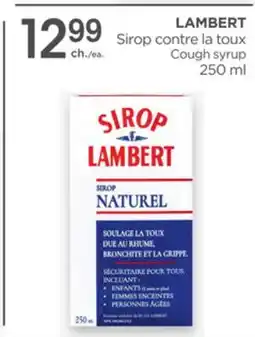 Proxim LAMBERT Cough syrup offer