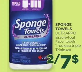 Proxim SPONGE TOWELS Paper towels Triple roll offer