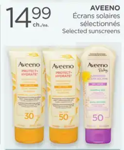 Proxim AVEENO Selected sunscreens offer
