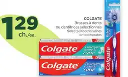 Proxim COLGATE Selected toothbrushes or toothpastes offer