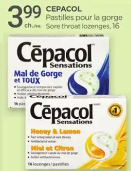 Proxim CEPACOL Sore throat lozenges offer