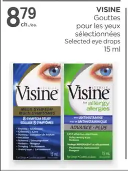 Proxim VISINE Selected eye drops offer