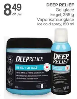 Proxim DEEP RELIEF Ice gel, Ice cold spray offer