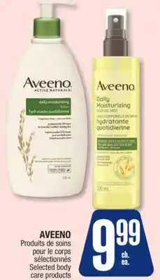 Jean Coutu AVEENO Selected body care products offer