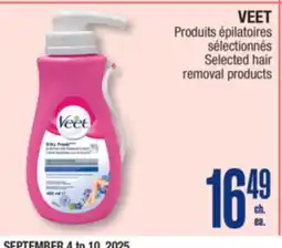 Jean Coutu VEET Selected hair removal products offer