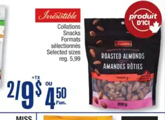 Jean Coutu Collations Snacks offer