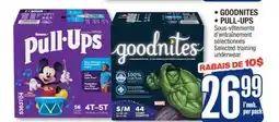 Jean Coutu GOODNITES, PULL-UPS Selected training underwear offer