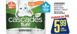 Jean Coutu CASCADES Paper towels offer