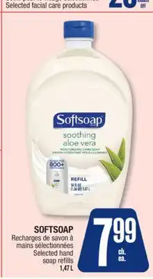 Jean Coutu SOFTSOAP Selected hand soap refills offer