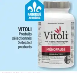 Jean Coutu VITOLI Selected products offer