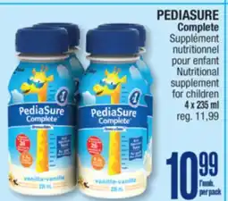 Jean Coutu PEDIASURE Nutritional supplement for children offer