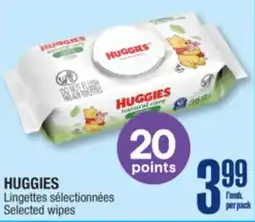 Jean Coutu HUGGIES Selected wipes offer