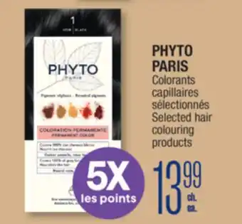 Jean Coutu PHYTO PARIS Selected hair colouring products offer