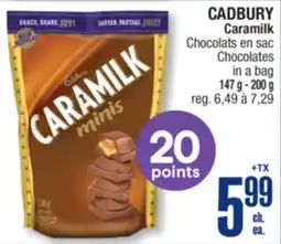 Jean Coutu CADBURY Caramilk Chocolates in a bag offer