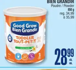 Jean Coutu BIEN GRANDIR Powder offer