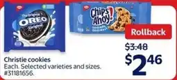 Walmart Christie cookies offer