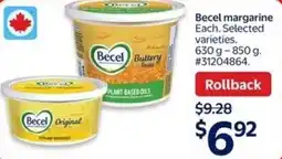 Walmart Becel margarine offer
