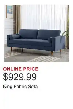 Costco King Fabric Sofa offer