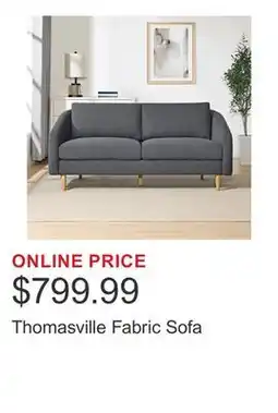 Costco Thomasville Fabric Sofa offer