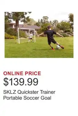 Costco SKLZ Quickster Trainer Portable Soccer Goal offer