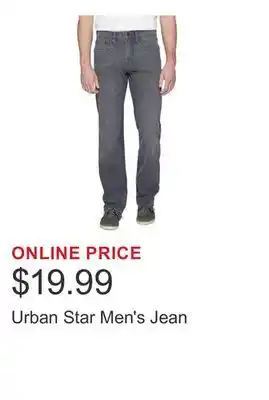 Costco Urban Star Men's Jean offer