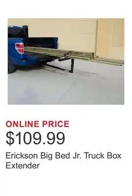 Costco Erickson Big Bed Jr. Truck Box Extender offer