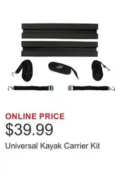 Costco Universal Kayak Carrier Kit offer