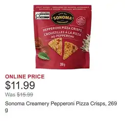 Costco Sonoma Creamery Pepperoni Pizza Crisps, 269 g offer