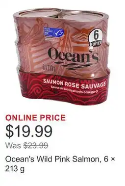 Costco Ocean's Wild Pink Salmon, 6 × 213 g offer