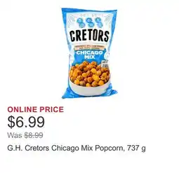 Costco G.H. Cretors Chicago Mix Popcorn, 737 g offer