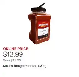Costco Moulin Rouge Paprika, 1.8 kg offer