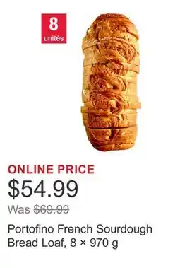 Costco Portofino French Sourdough Bread Loaf, 8 × 970 g offer