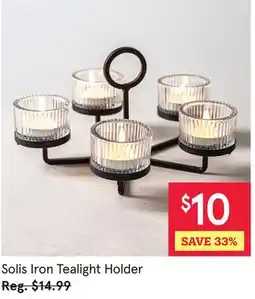 Kitchen Stuff Plus Solis Iron Tealight Holder offer