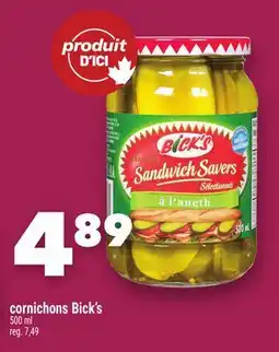 Marche Ami CORNICHONS BICK'S offer
