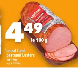 Marche Ami BOEUF FUMÉ PASTRAMI LESTERS offer
